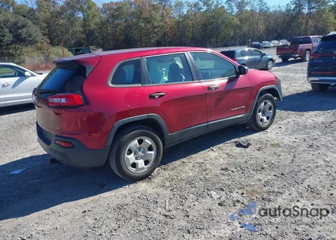 2017 Jeep Cherokee Sport 4X4 from USA, damaged, VIN 1C4PJMAB5HW537572